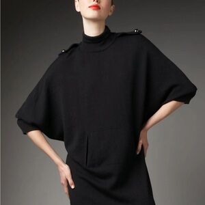 Tory Burch Black Cowl Neck Sweater